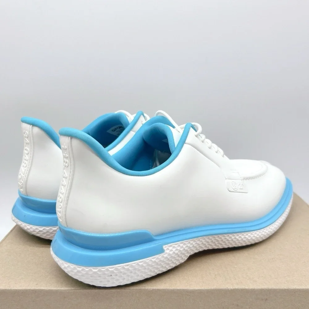 G/Fore Gallivan2R ⛳️ Golf Split Toe Shoe White Blue Men's US 9 (GMF000108)